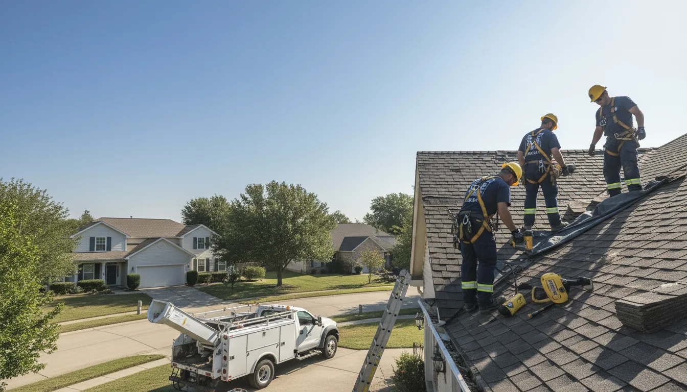 Hail Damage Roof Repair in Ashville, PA
